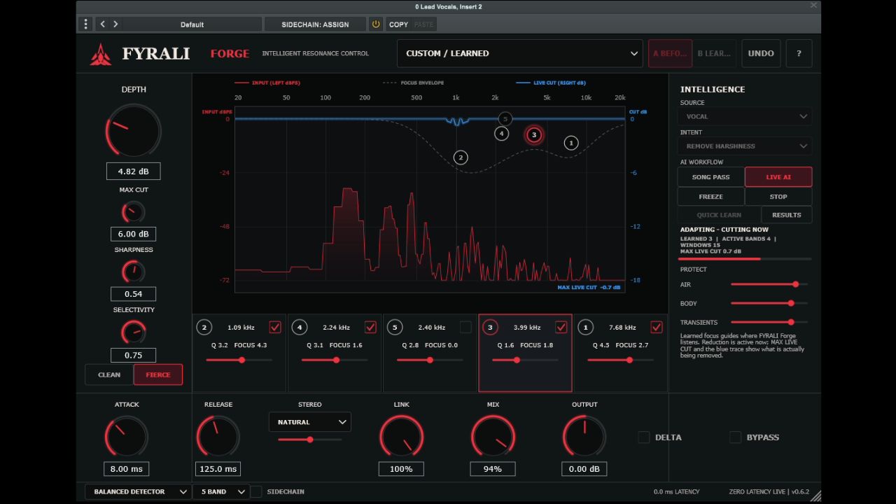 FYRALI Forge: FYRALI Forge product screen